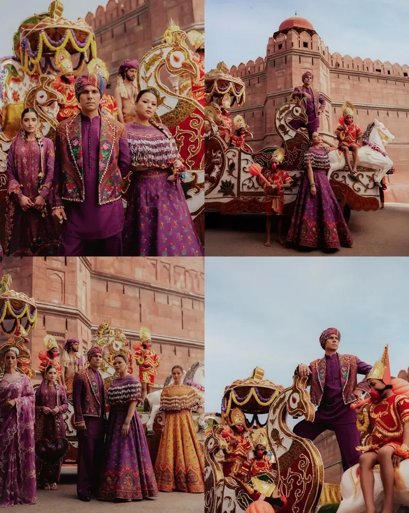 Randeep Hooda and Lin Laishram Showcase India's Fashion Heritage