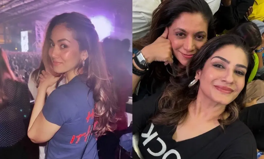 Raveena Tandon and Mira Rajput Kapoor Attend Bryan Adams' Concert in Mumbai