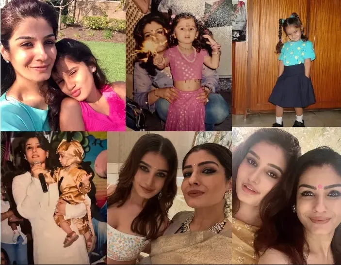 Raveena Tandon Reminisces Childhood Moments with Rasha