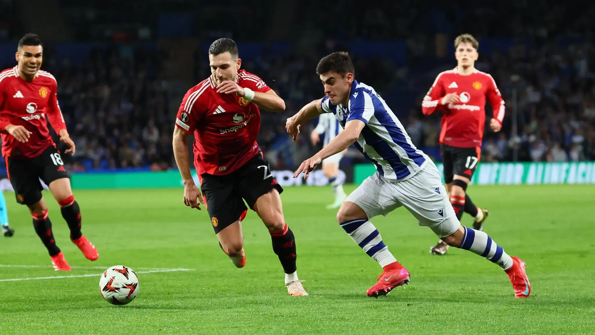 Real Sociedad and Manchester United Draw; Athletic Bilbao Faces Last-Minute Defeat in Europa League