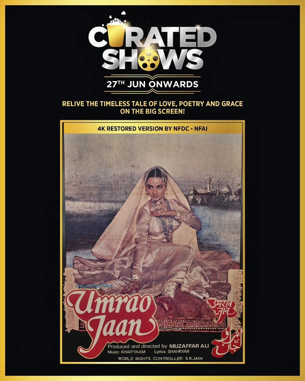 When Will Rekha's 'Umrao Jaan' Be Restored in 4K Resolution?