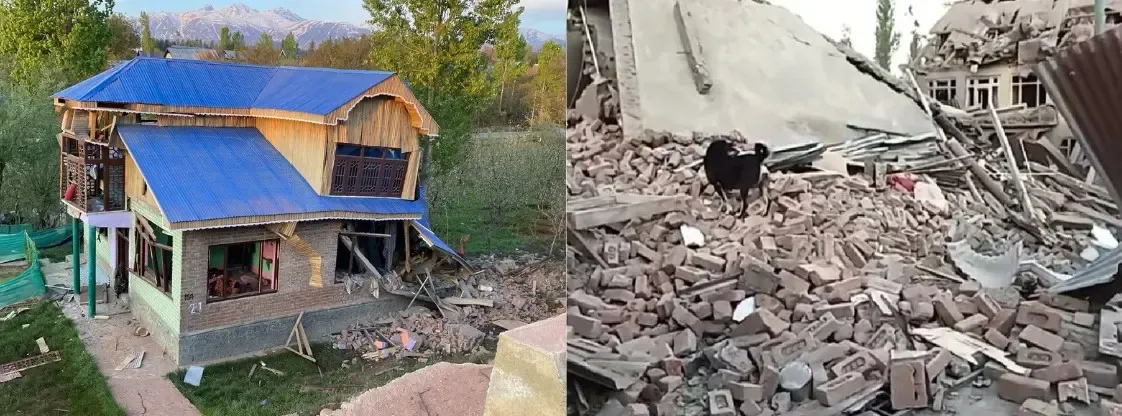 Destruction of LeT Commanders' Homes and Pahalgam Attack Suspects in Kashmir