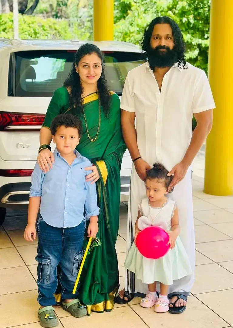 Rishab Shetty Marks Makar Sankranti with Family, Posts Traditional Attire Photos