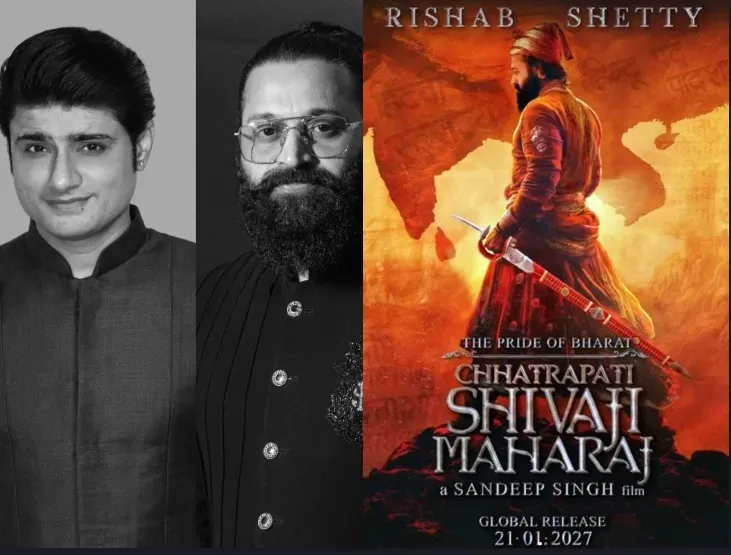 Rishab Shetty and Sandeep Singh Collaborate on 'The Pride Of Bharat: Chhatrapati Shivaji Maharaj'