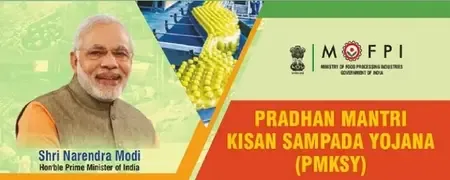 How much funding has been disbursed for food processing units under the PMKSY scheme?