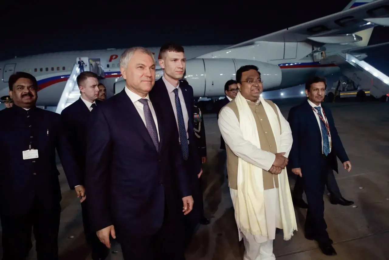 Russian State Duma Chairman Visits India to Strengthen Bilateral Relations