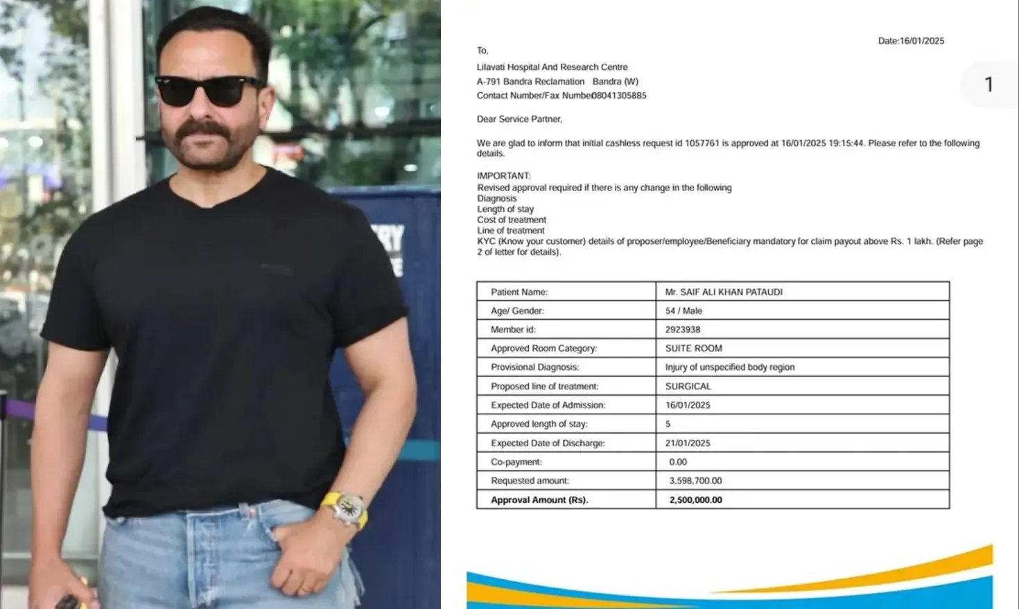 Saif Ali Khan Attack: Hospital Bill of Rs 25 Lacs in 48 Hours?