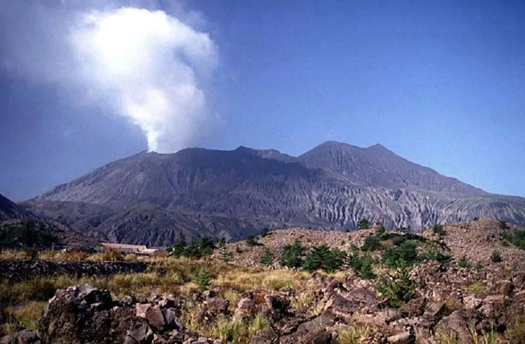 Eruption of Sakurajima Volcano in Japan