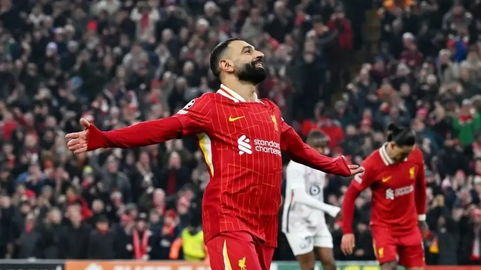 Salah Expresses Joy and Pride After Reaching 50 European Goals for Liverpool