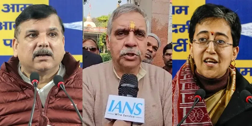 Sandeep Dikshit Initiates Legal Action Against AAP's Atishi and Sanjay Singh Over Allegations of Financial Support