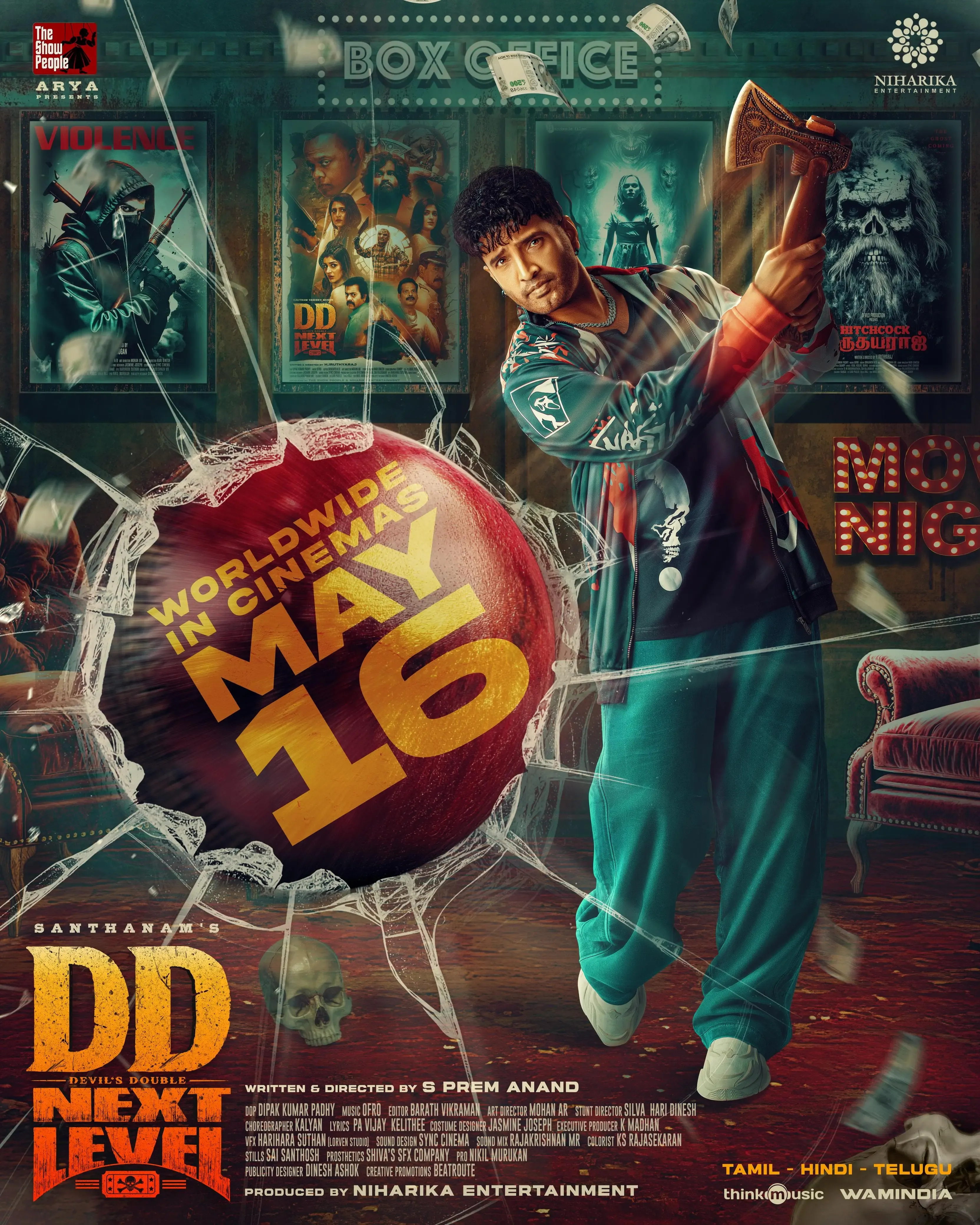 Santhanam's Upcoming Horror-Comedy 'DD Next Level' Set for Global Release on May 16