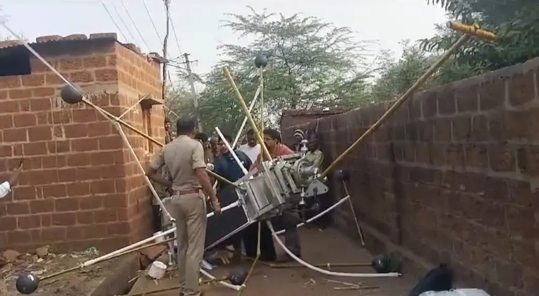 Satellite Payload Incident in Karnataka Village Triggers Alarm; No Casualties Reported