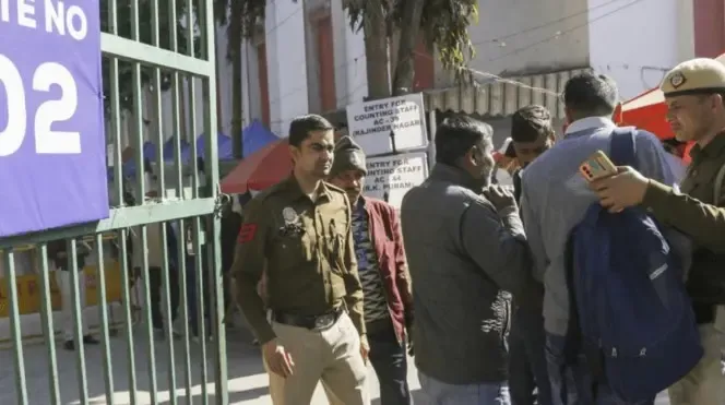 Enhanced Security Measures Implemented for Vote Counting in Delhi Elections Today