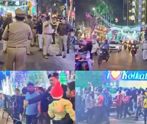 Enhanced Security Measures Implemented in Kolkata for Christmas