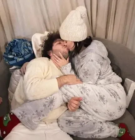 Selena Gomez and Benny Blanco Share a Romantic Kiss