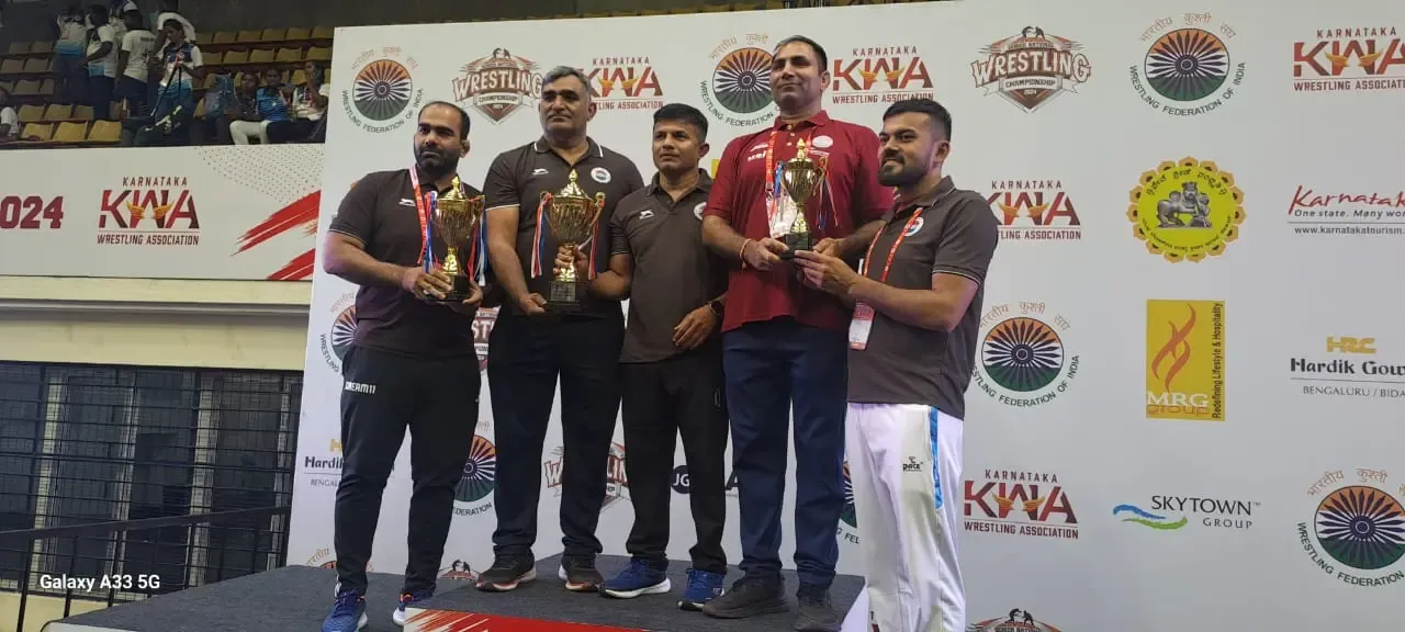 Senior National Wrestling: SSCB's Lalit, Parvesh, Vinayak, and Ankit Secure Gold as Services Excel