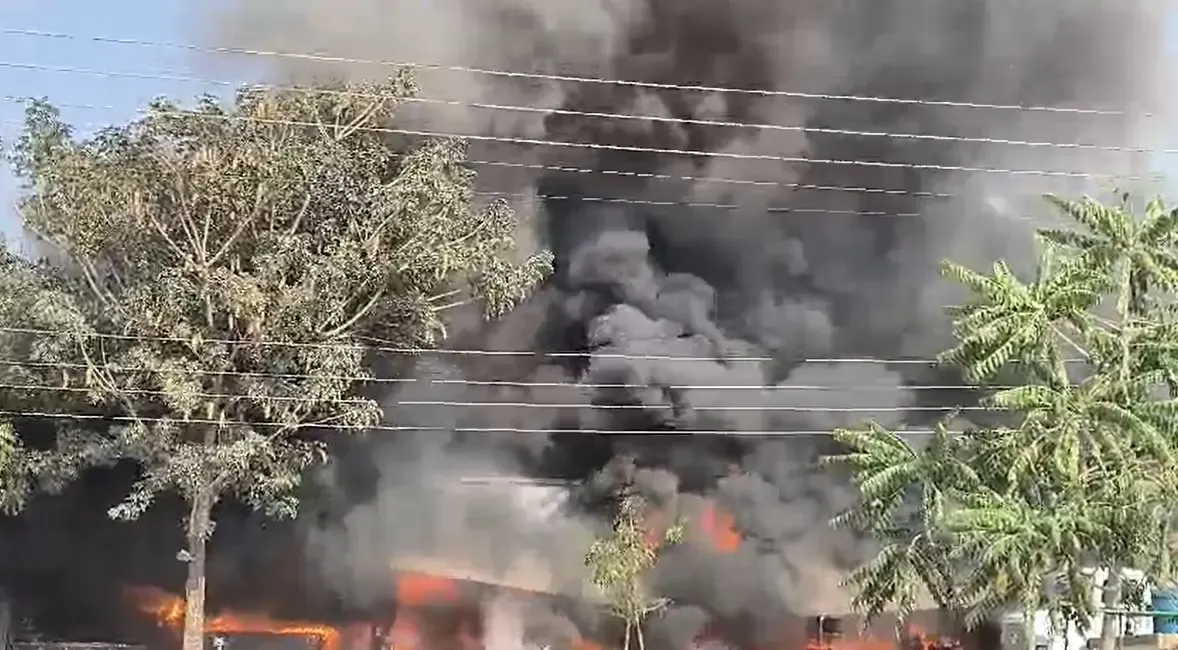 Massive Blaze Destroys Numerous Garment Stores in Historic Hyderabad