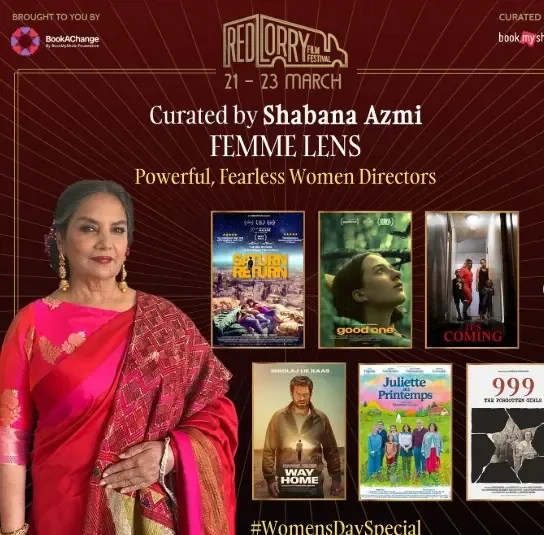 Shabana Azmi Presents 'Femme Lens' at Red Lorry Film Festival, Honoring Women Filmmakers
