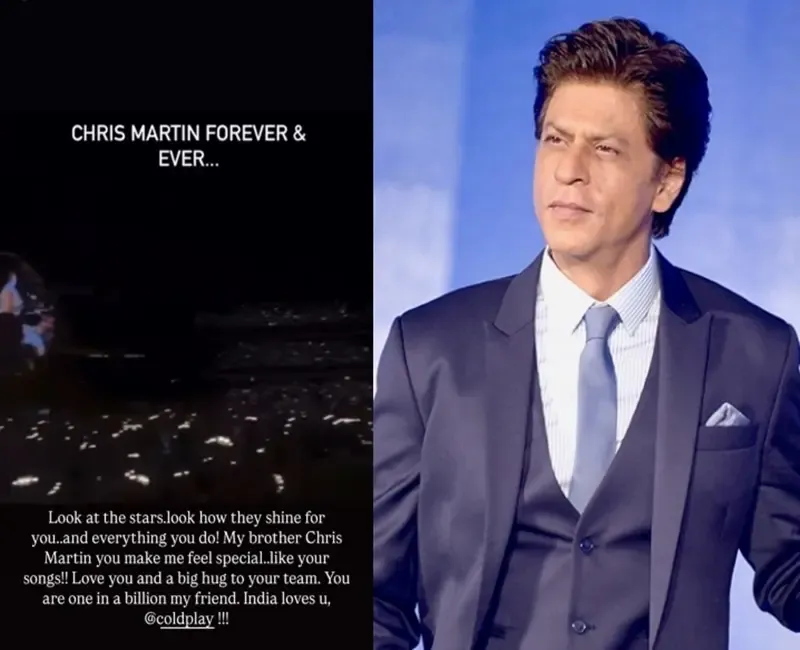 Shah Rukh Khan Calls Chris Martin One in a Billion