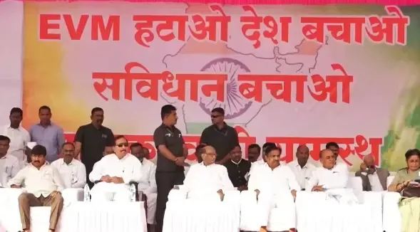 Sharad Pawar Advocates for Reforming the 'EVM Election System' in Markadwadi Village