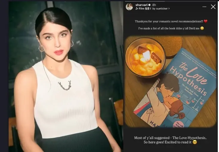 Sharvari Curates a Collection of Romantic Reads from Her Fans