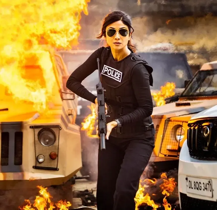 Shilpa Shetty Reflects on the Action of ‘Indian Police Force’