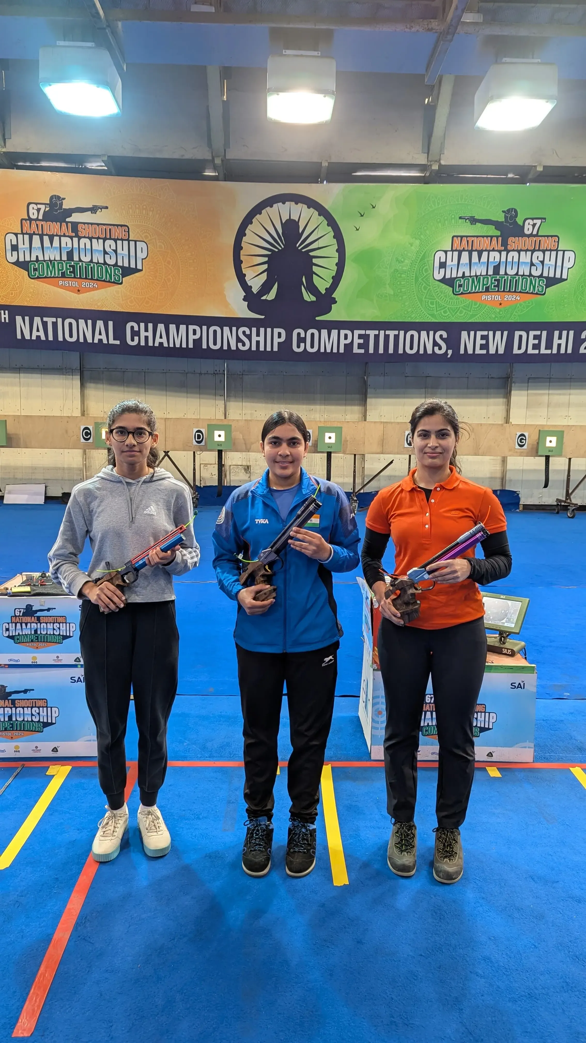 Shooting: Suruchi Dominates; Kiran and Varun Triumph in National Trials