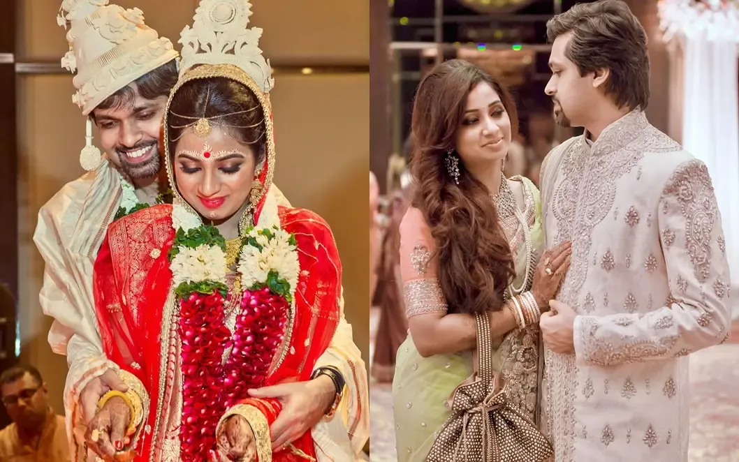 Shreya Ghoshal Celebrates 10 Years of Love with Shiladitya Mukhopadhyaya, Shares Unseen Wedding Moments
