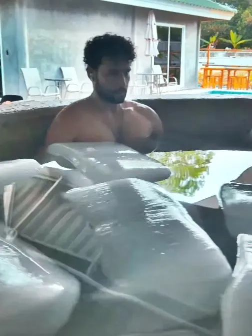 Siddhant Chaturvedi Cools Down with a Refreshing Ice Bath