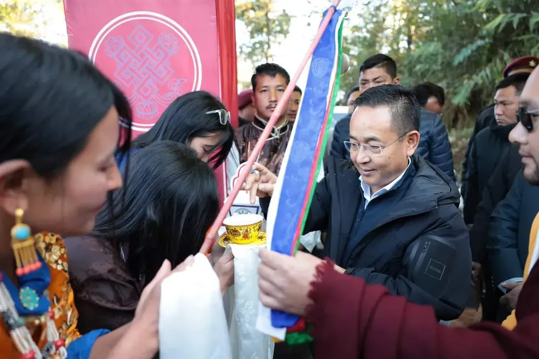Sikkim's Chief Minister Initiates Construction of Kunzang Chokhorling Monastery