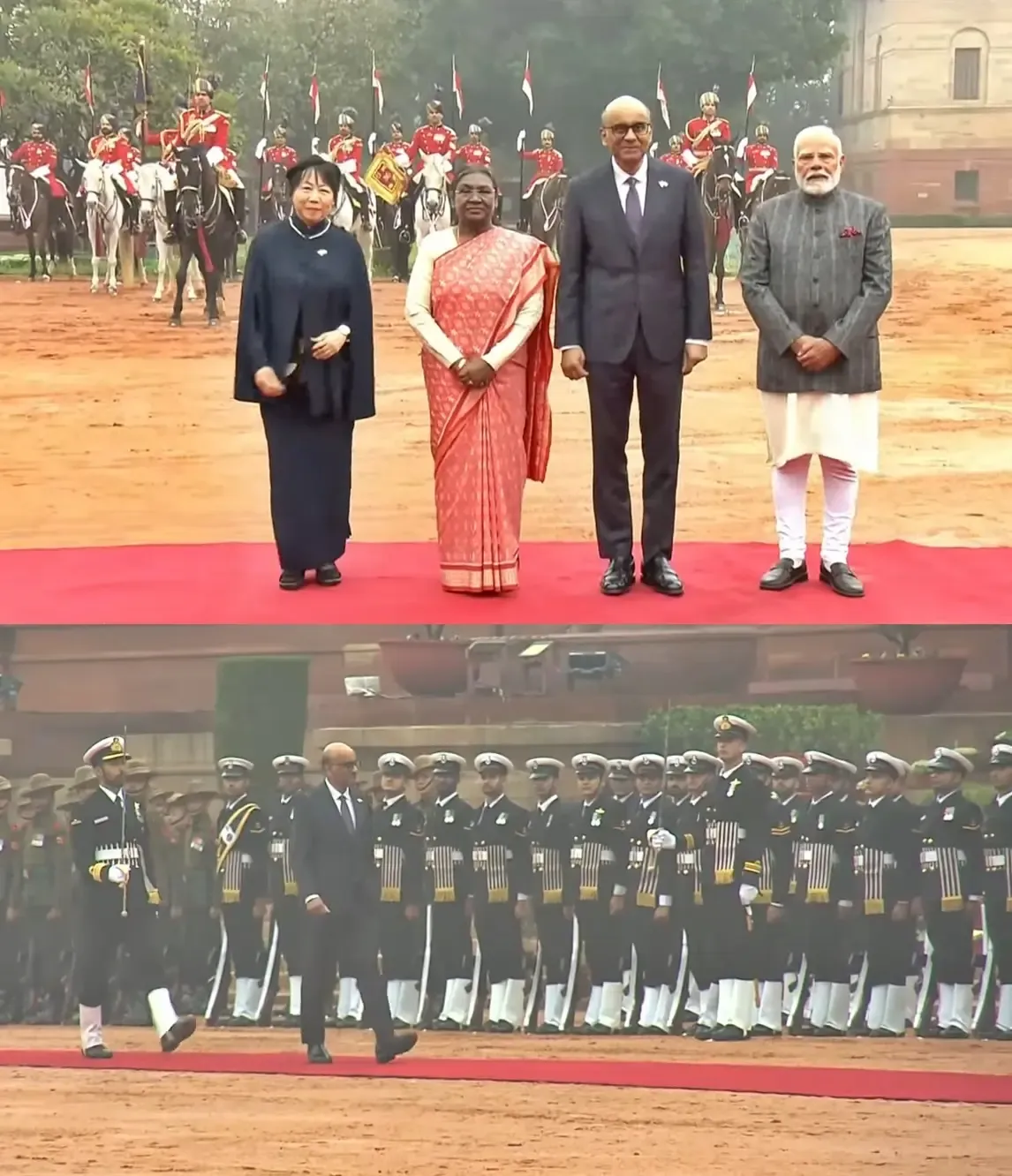 Singapore Supports India's Vision for Viksit Bharat, Says President Shanmugaratnam During State Visit
