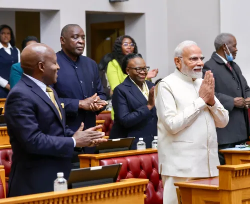 Windhoek: Prime Minister Narendra Modi Addresses the Namibian Parliament