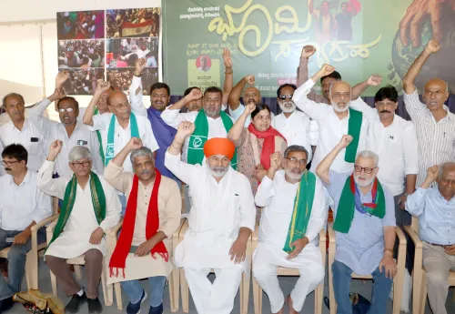 Farmer Leaders Initiate "Bhoomi Satyagraha" at Freedom Park