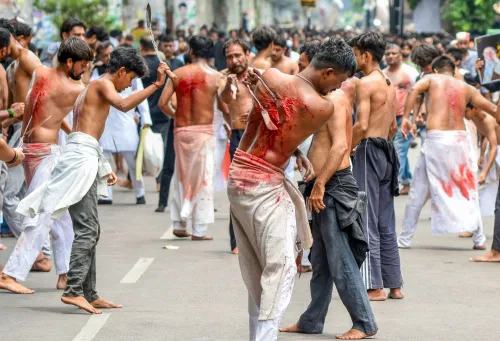 Lucknow: Observance of Muharram Procession