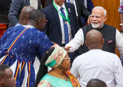 Prime Minister Modi at Ghana's Parliament