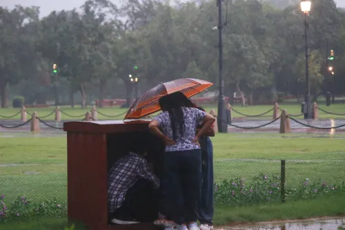 Intense Rainfall in New Delhi