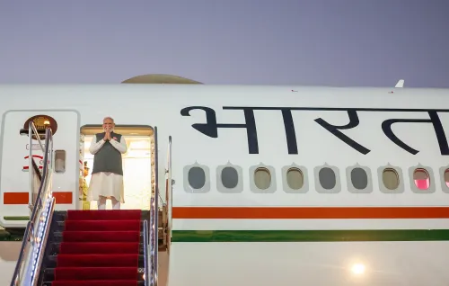 Prime Minister's Arrival at Brasilia Airport