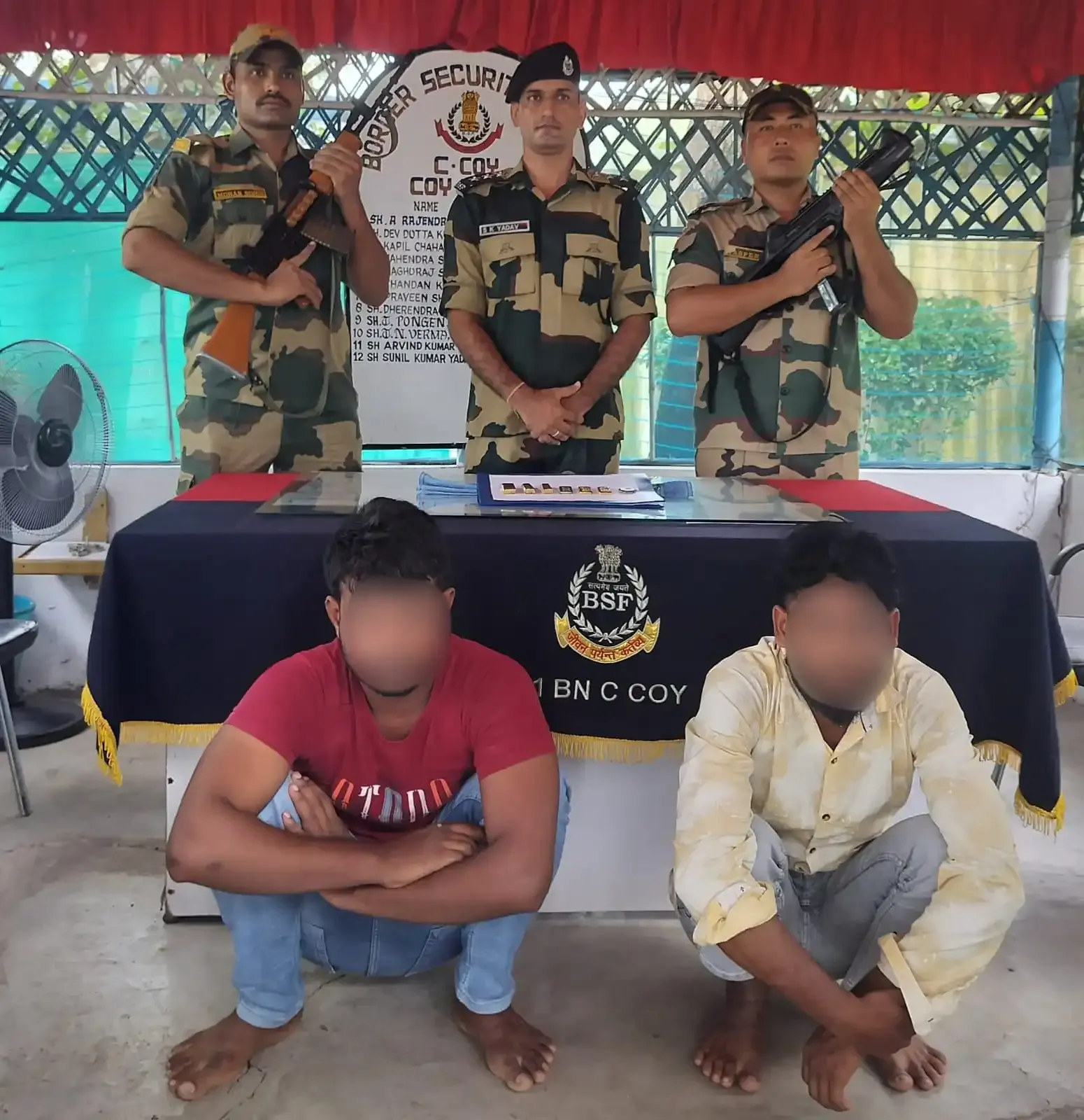 Who Were the Smugglers Arrested Along the Indo-Bangladesh Border?