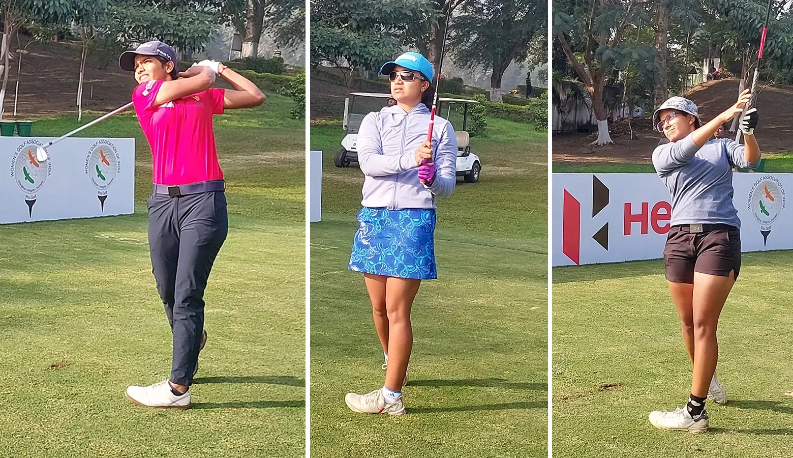 Sneha, Rhea, and Durga Share Top Spot in WPGT Leg 1