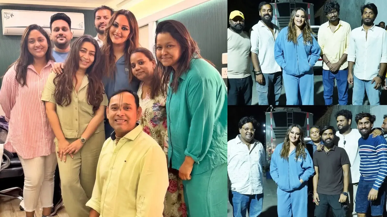 Sonakshi Sinha Celebrates Completing Her Telugu Film 'Jatadhara'