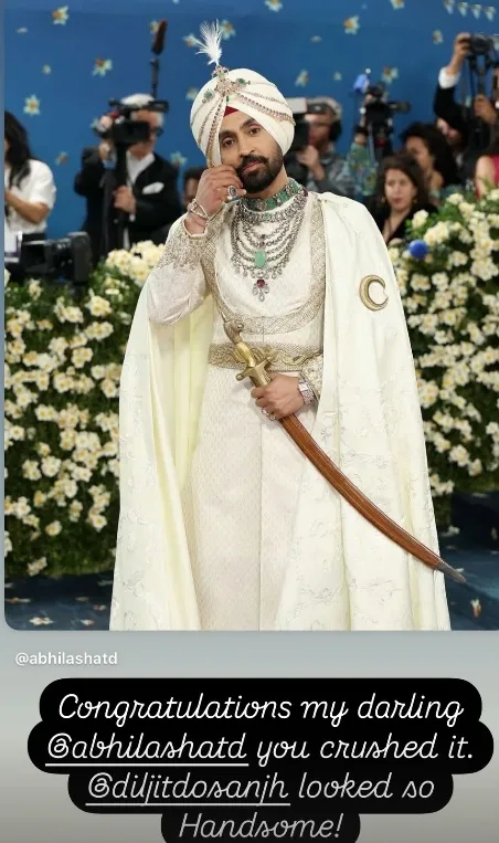 Is Sonam Kapoor Impressed by Diljit Dosanjh's Met Gala Look?