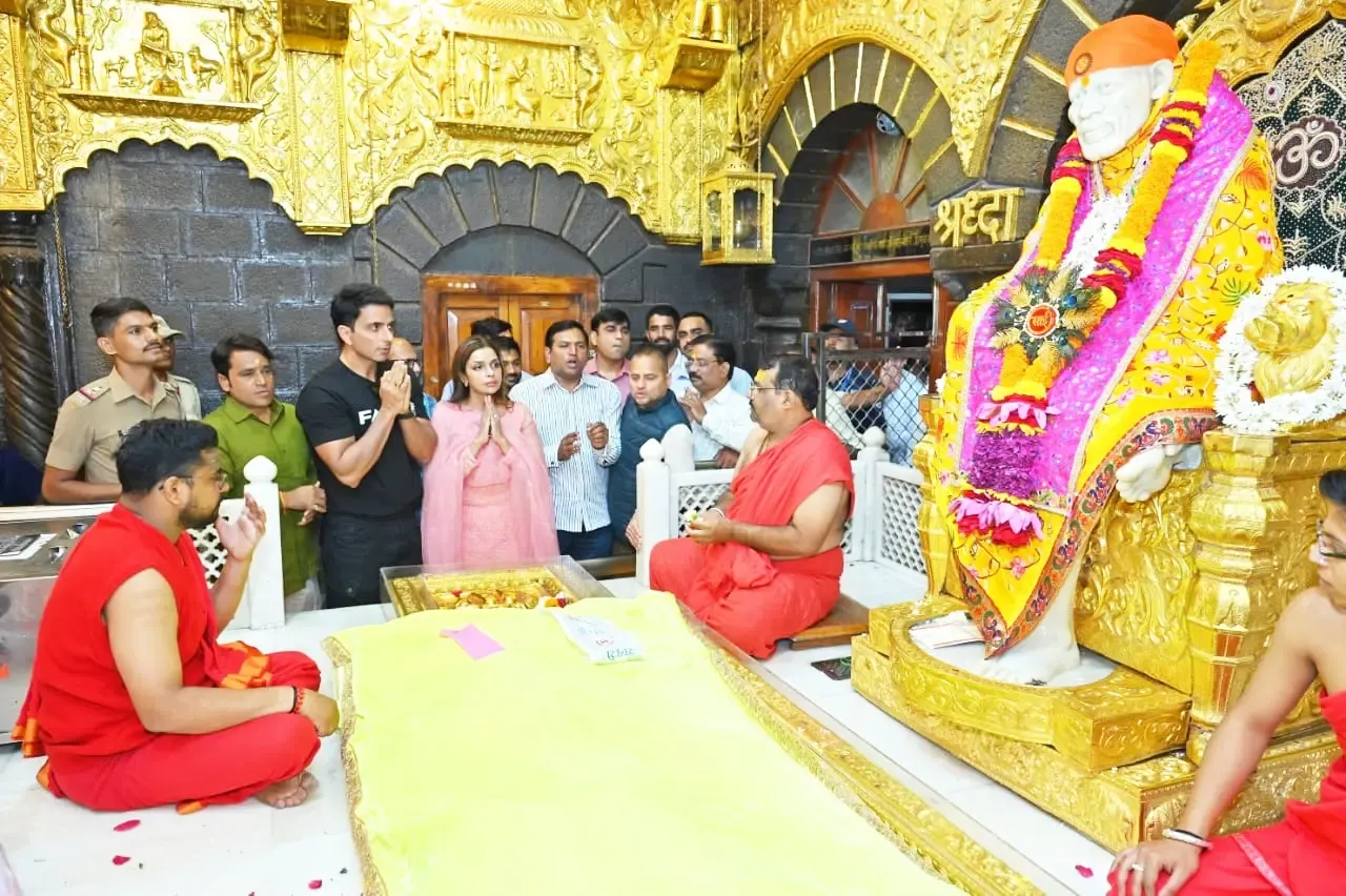 Sonu Sood Visits Shirdi for Blessings Before 'Fateh' Premiere