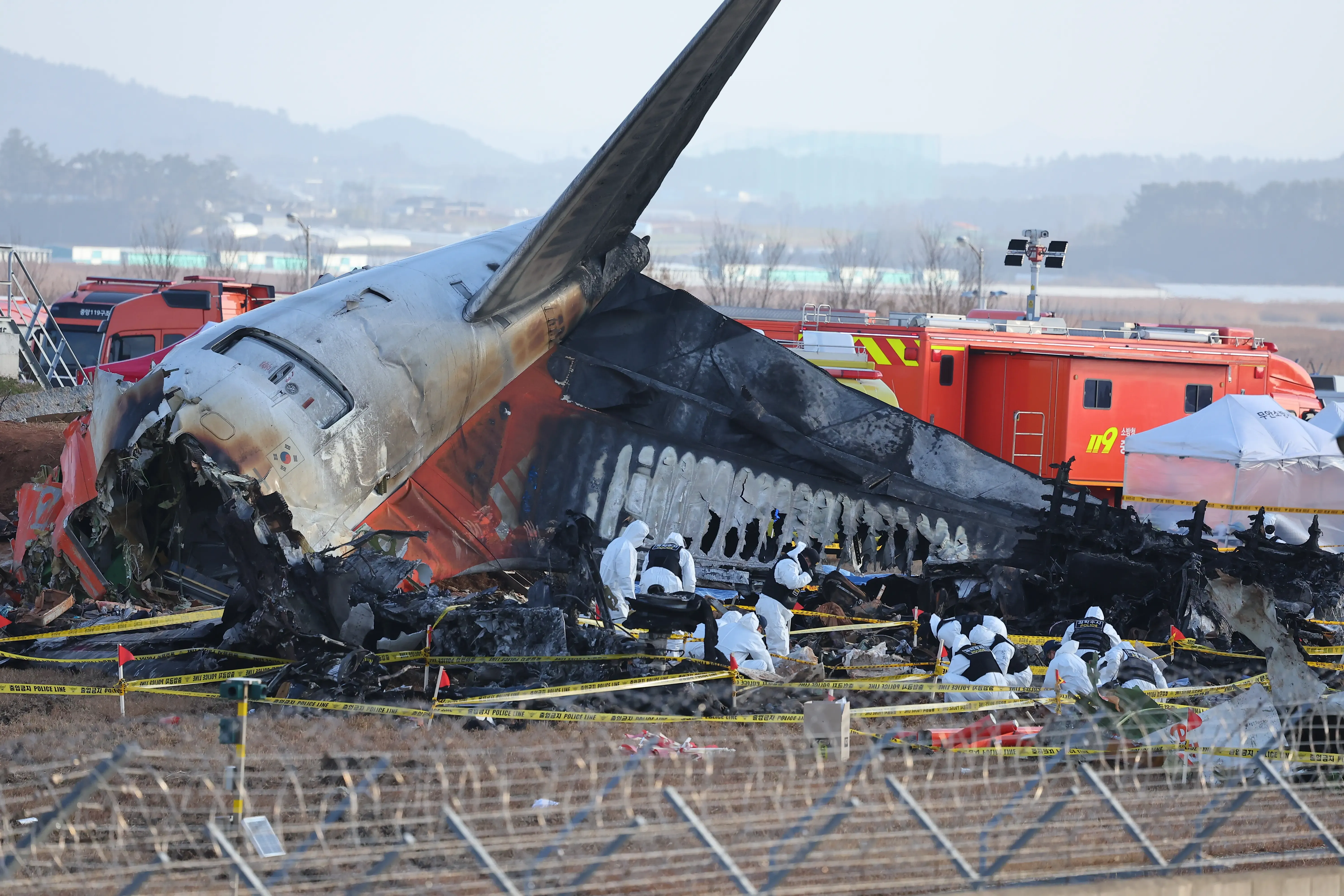 South Korea: Identification of 174 Victims from Plane Crash Completed, Safety Inspections Initiated