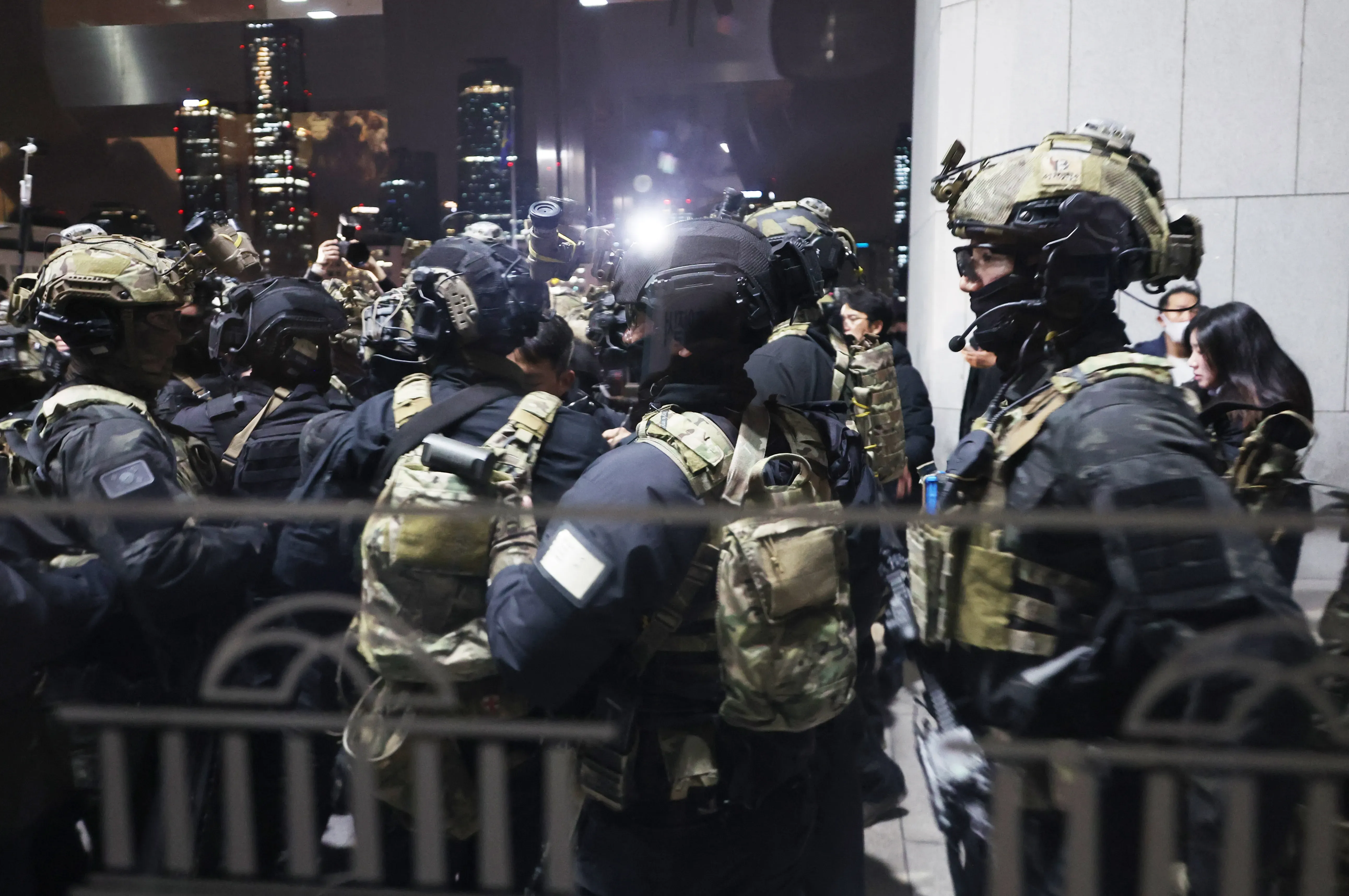 Martial Law Forces Enter South Korea's National Assembly Grounds