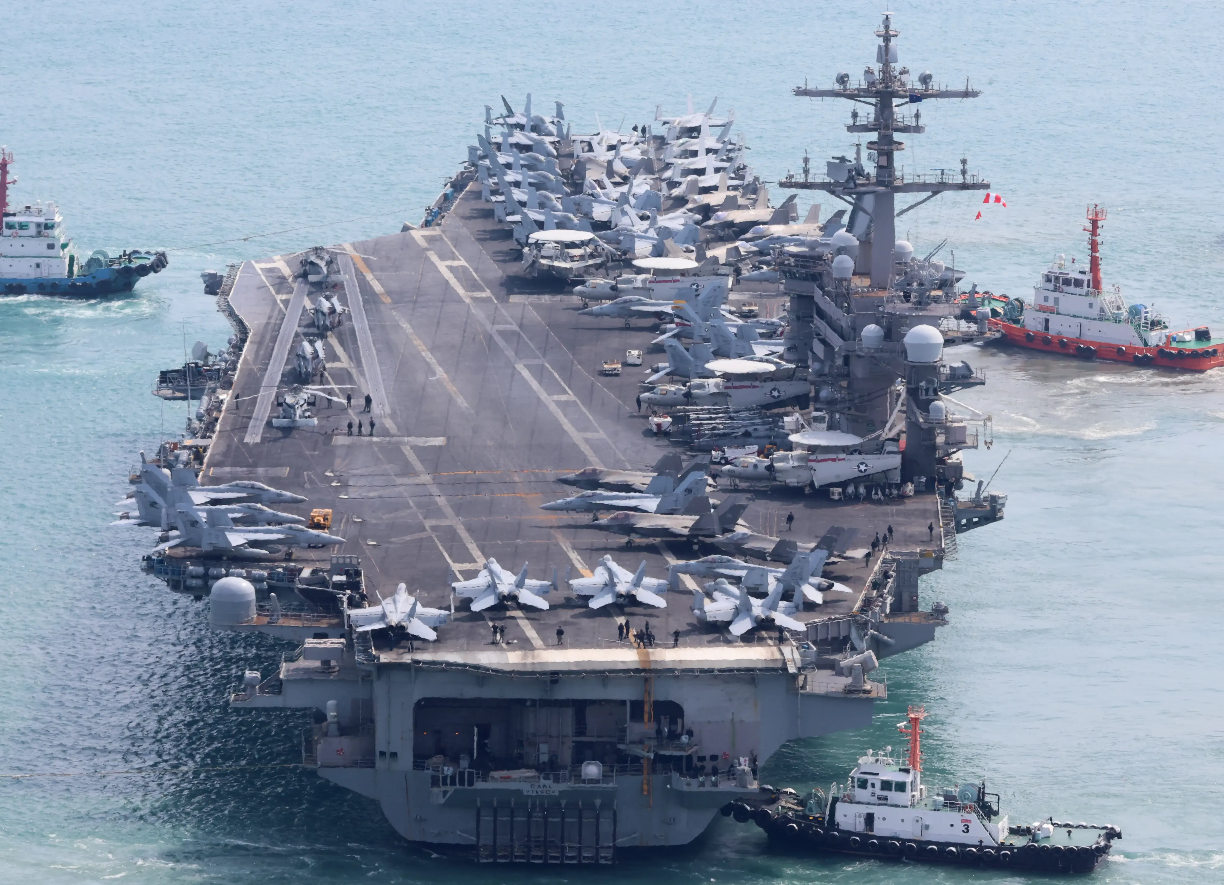 Trilateral Naval Exercises with USS Carl Vinson Involve South Korea, US, and Japan