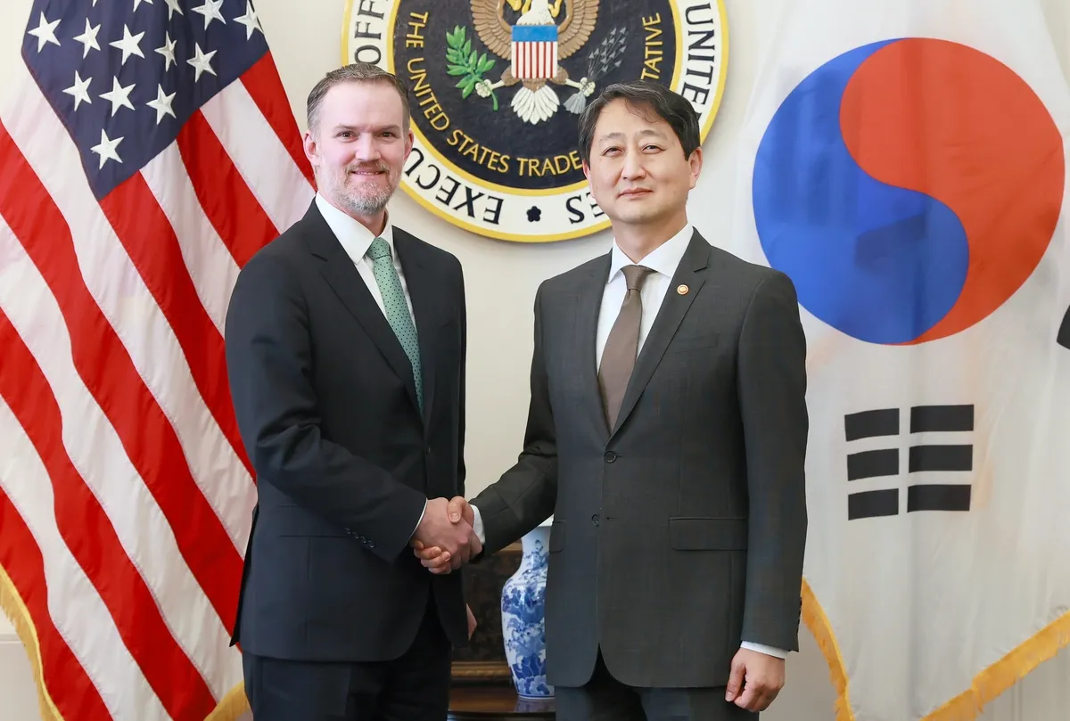 South Korea and US to Conduct '2+2' Trade Discussions with Finance and Trade Ministers