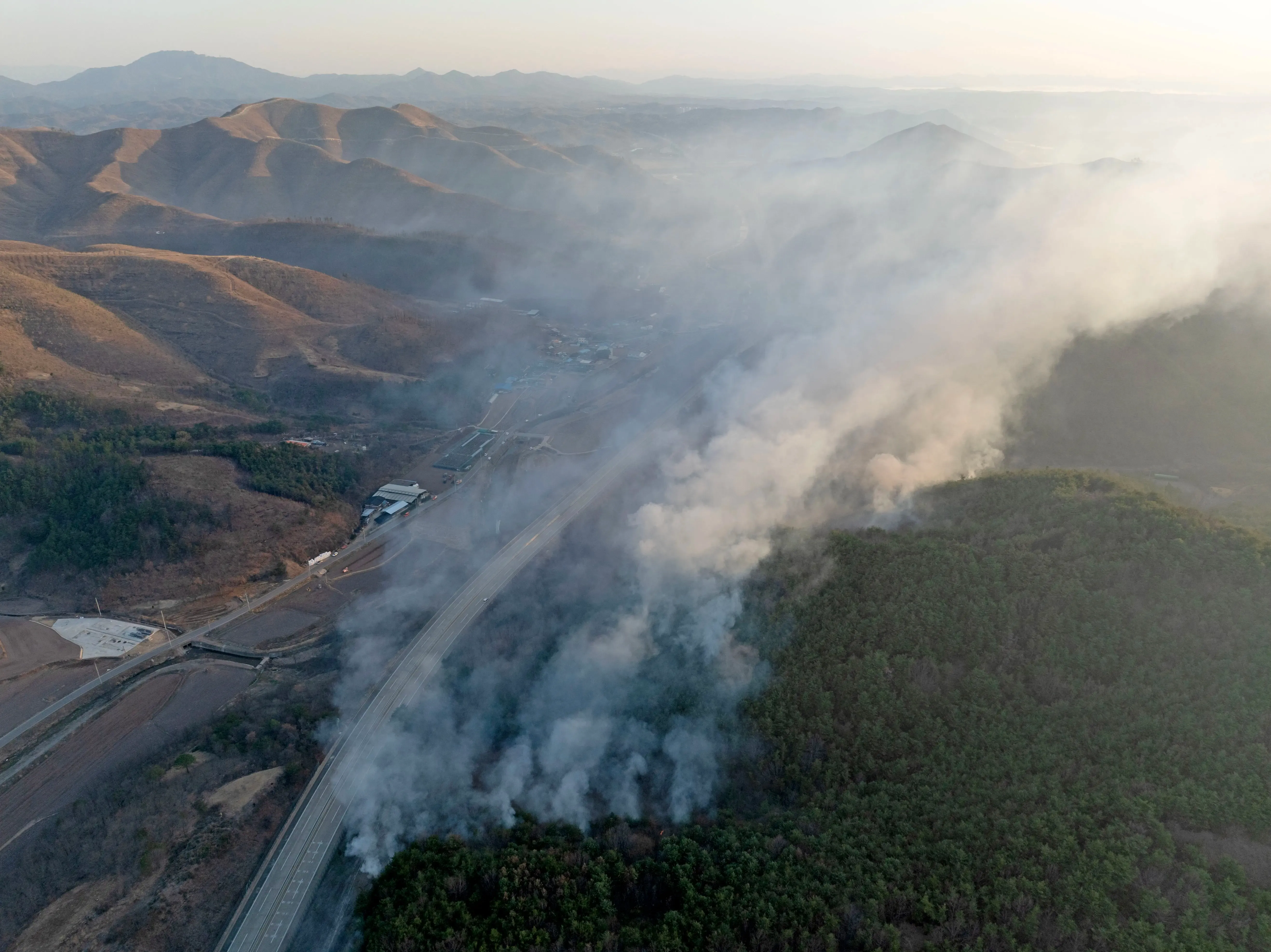 South Korea: Severe Wildfires Controlled in Gyeongsang Regions