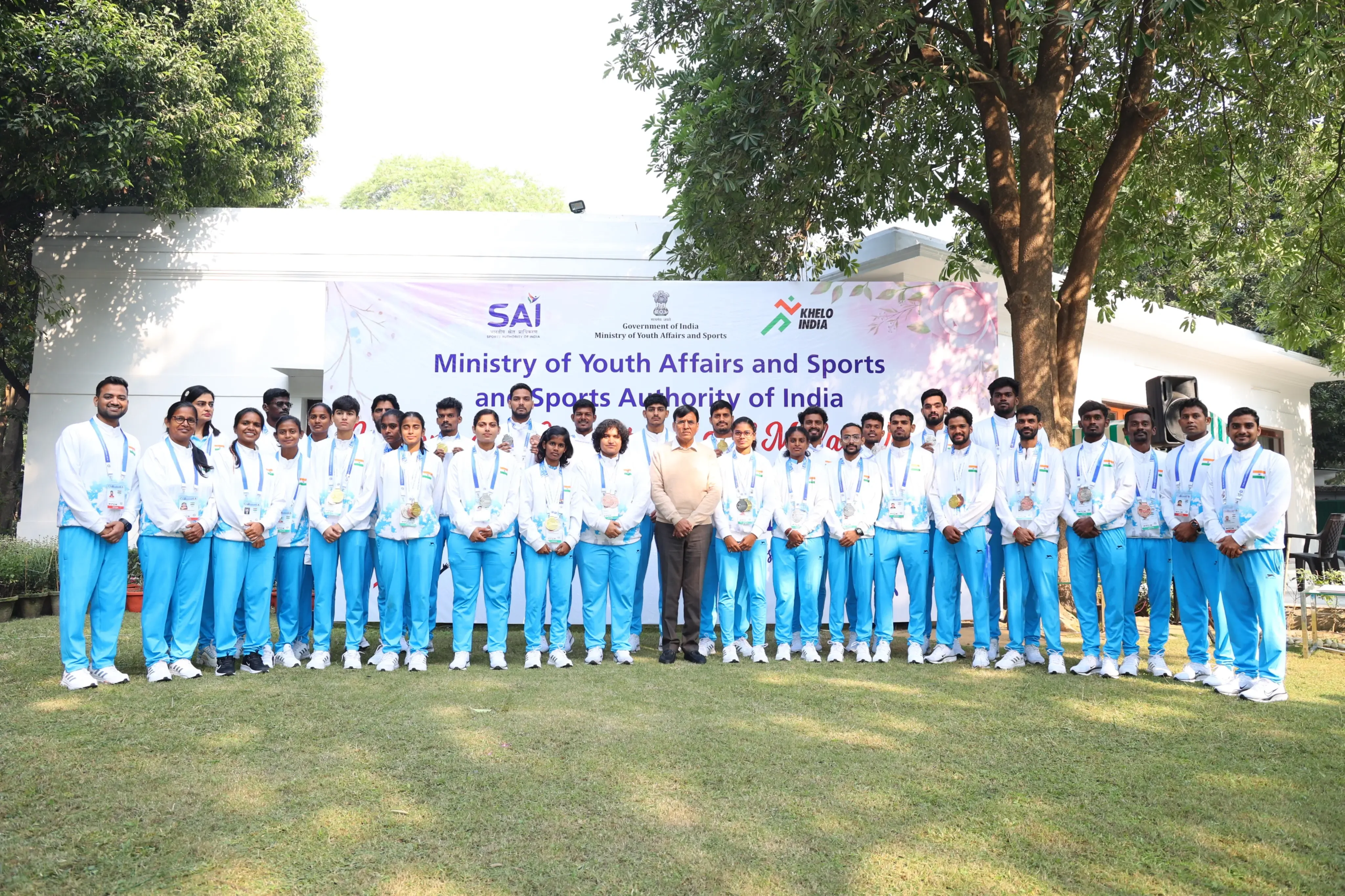 Union Minister Honors Indian Team for Remarkable Achievement at Asia-Pacific Deaf Games