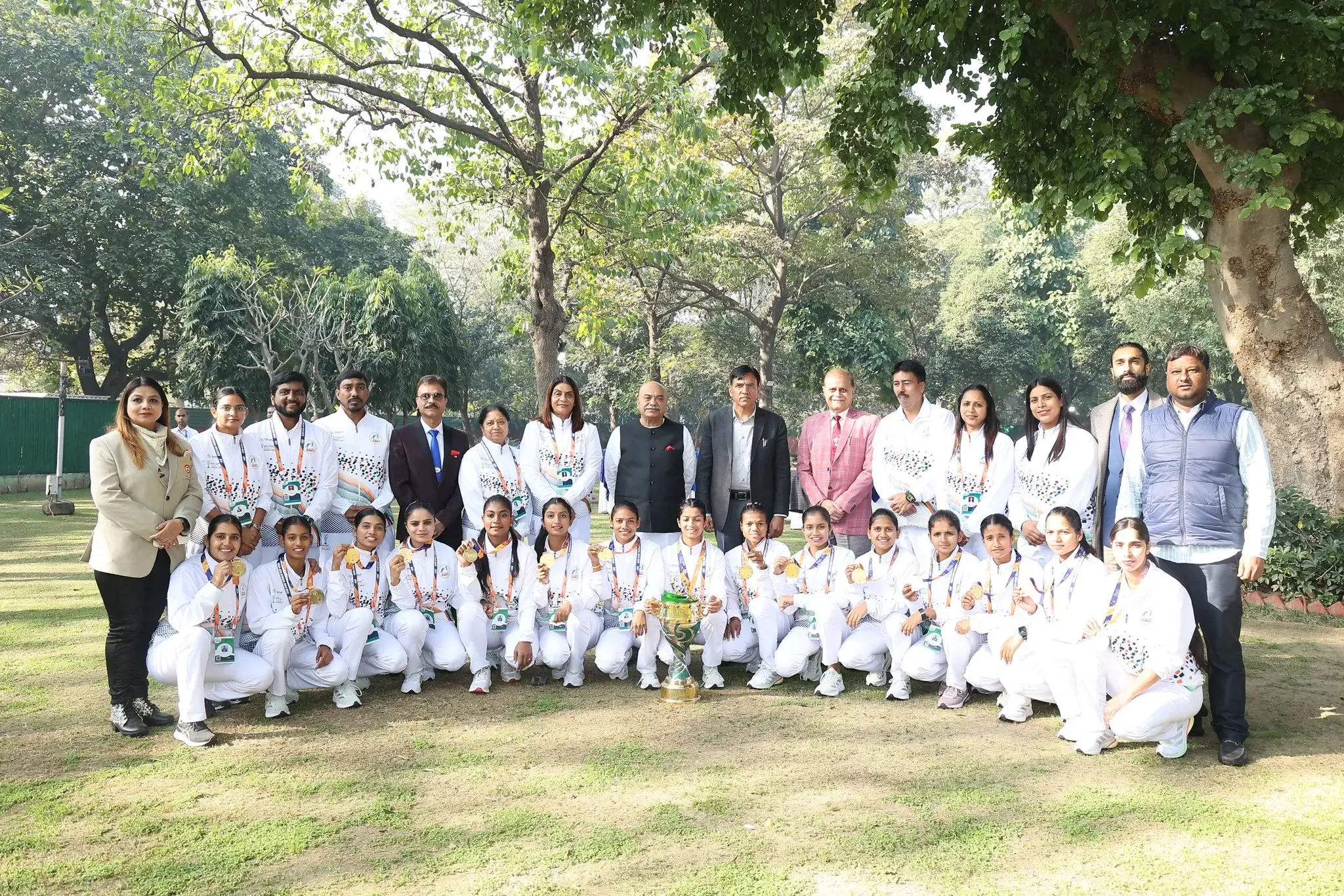 Sports Minister Mansukh Mandaviya Honors Kho Kho World Cup Champions