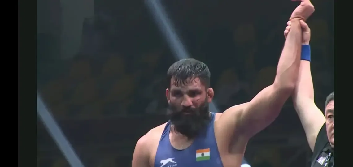 Sr Asian Wrestling: Sunil Kumar Captures Bronze in Greco-Roman 87 kg in Amman